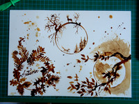 Coffee mug print paintings