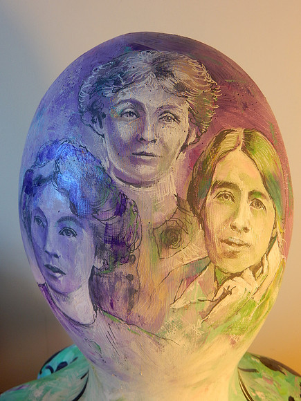 Suffragettes on the head of an Octopus