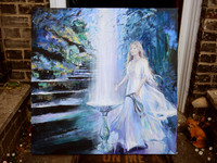 Galadriel, acrylic on canvas