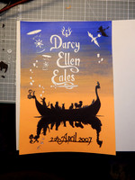 Bespoke papercut birthday gift commission referencing Tangled