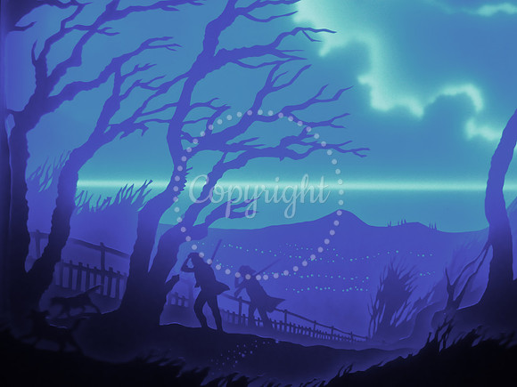 Multi-tier papercut lightbox commissioned for Sheringham Park