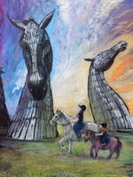 The Kelpies by Day and Night, 2026 detail