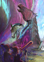 The Kelpies by Day and Night, 2026 detail