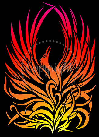 Phoenix Rising - papercut