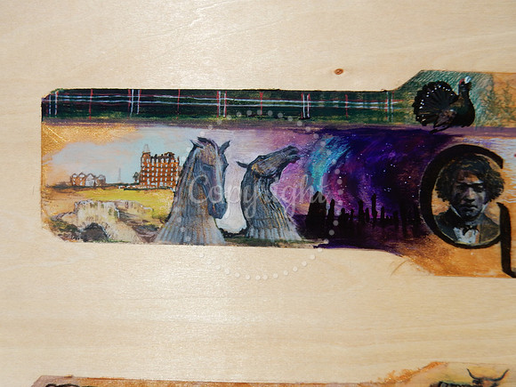 Design submission for the Glasgow 2026 King's Baton - detail