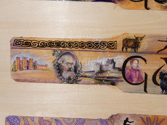 Design submission for the Glasgow 2026 King's Baton - detail