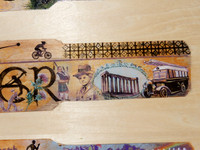 Design submission for the Glasgow 2026 King's Baton - detail