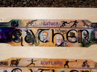 Design submission for the Glasgow 2026 King's Baton - detail