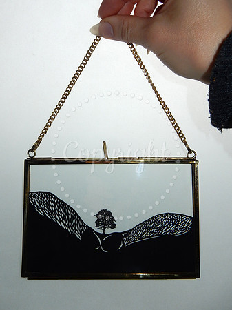 Sycamore Gap - scalpel papercut 15 x 10 cm
