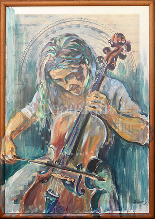 "The Cello Player"