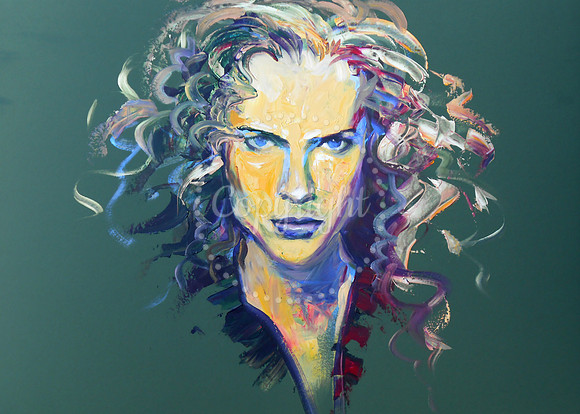 The Glare (45 minute speed-portrait, based on Nicole Kidman)