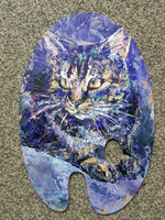 Curiosity (palette knife on artist's palette)