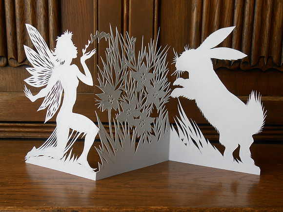 Woodland Fae and White Rabbit