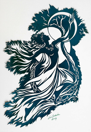 Spirit of Ireland - Goddess Brigid of the Triple Moons