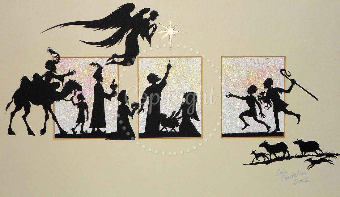 Christmas Nativity Triptych