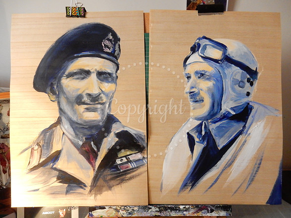 Sir Keith Park and Bernard Law Montgomery