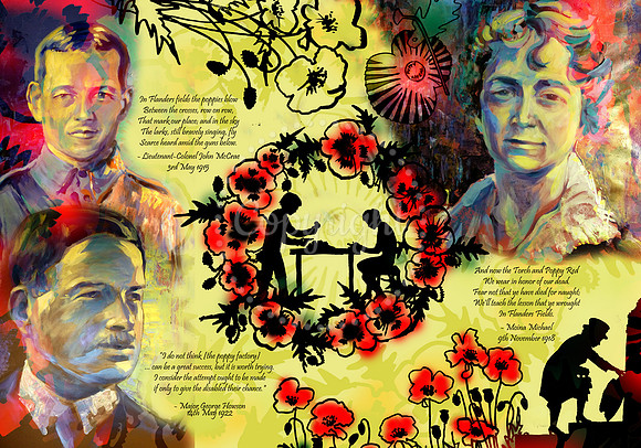 Remembrance Poppy in Poetry