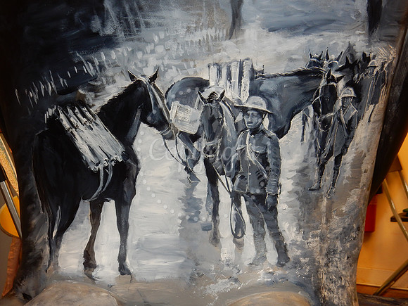 Blacke the Warhorse (Owl statue for public trail)