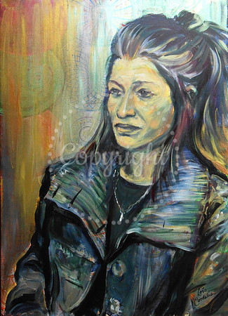 Christine (1 hr 30 mins speed-painting from life)