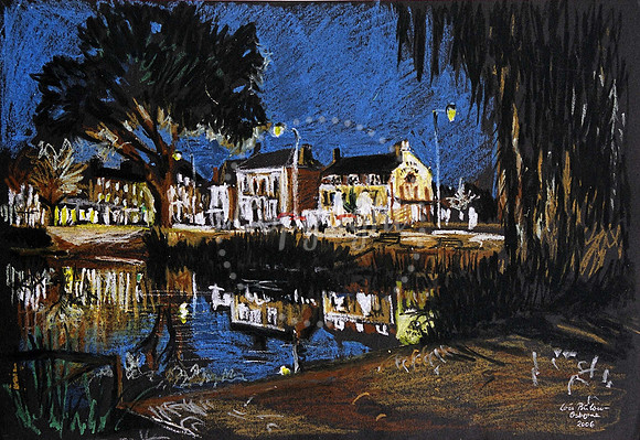 Barnes Village Pond, near Hammersmith, London