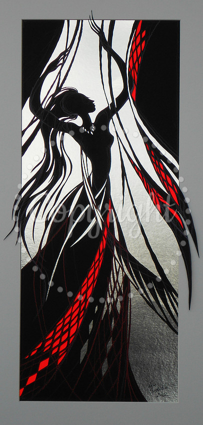 Flame Red Veils
