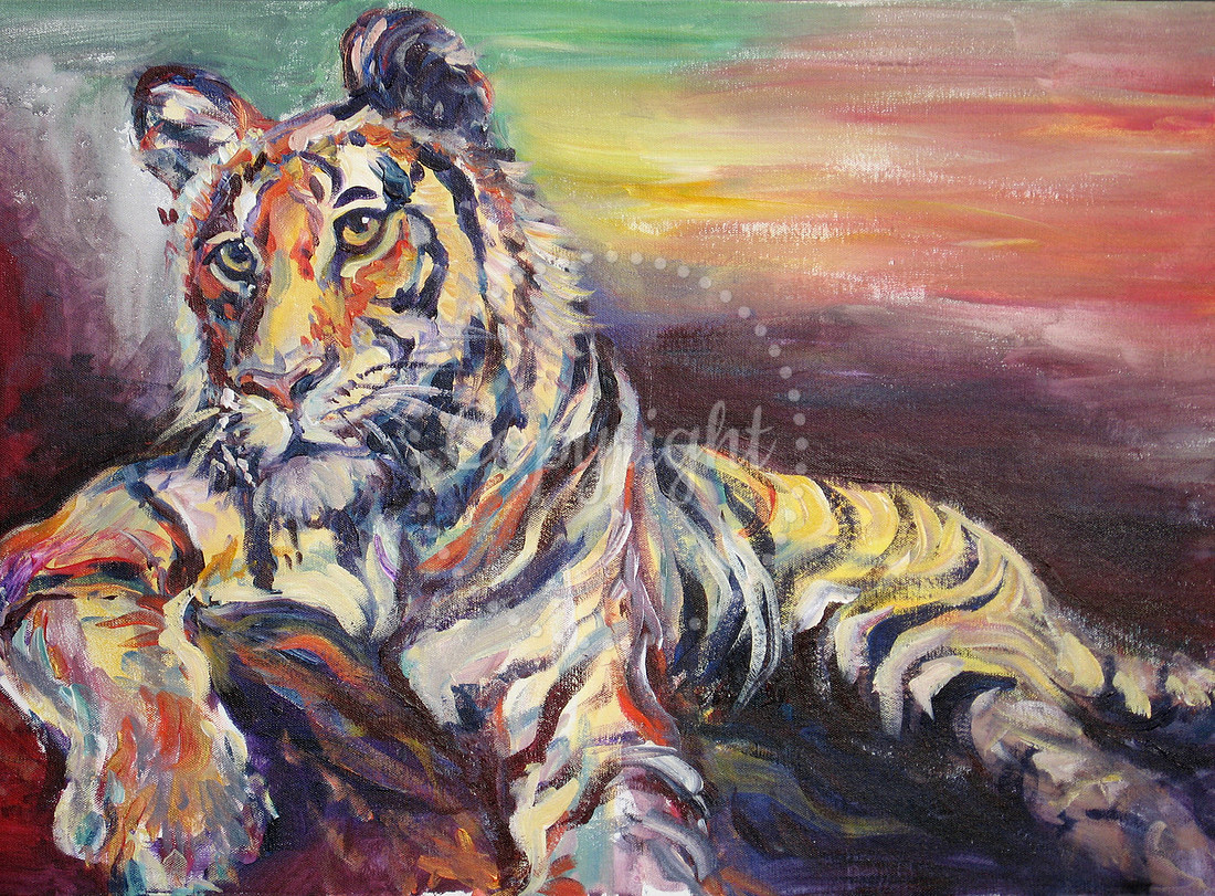 Reclining Tiger