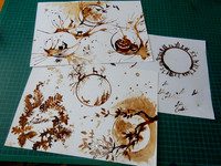 Coffee mug print paintings