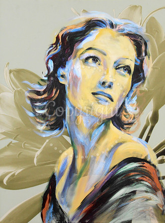 Loretta Young (1 hr 20 mins speed-painting)