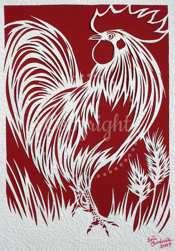 Chanticleer in Red