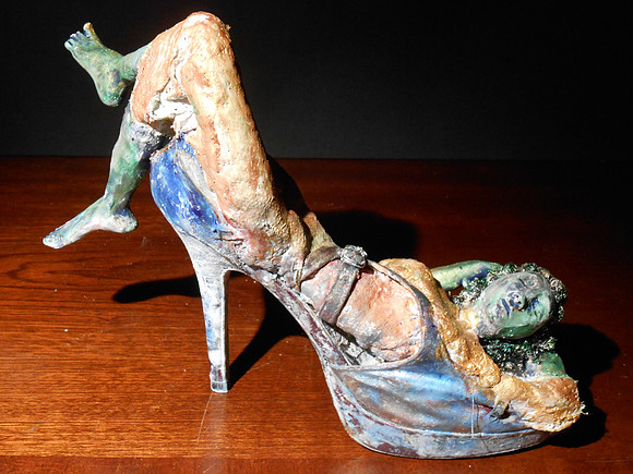 Reclining female figure