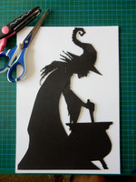 Halloween shadow puppets